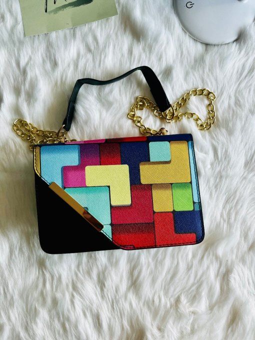 Sac Lauriane multicolore 