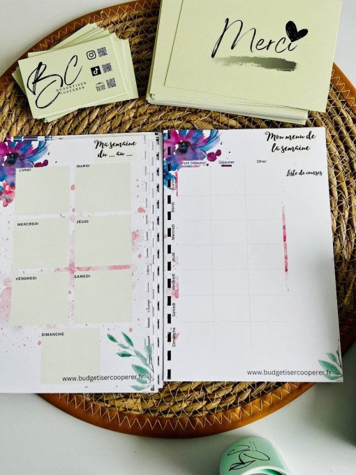 BOX budget journal avec classeur